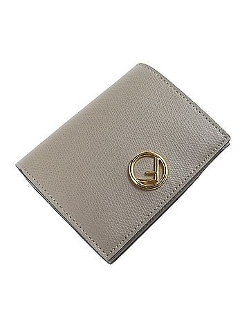 Fendi Grey Pony-Style Calfskin Wallet (view 1)