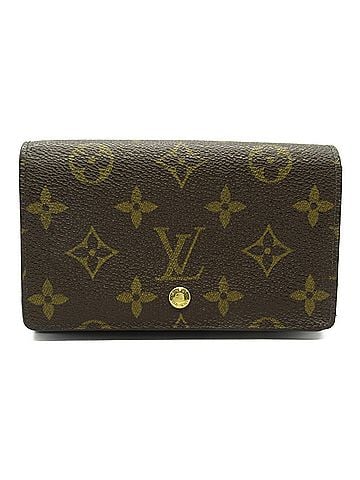 Louis Vuitton Trésor Brown Canvas Wallet (view 1)