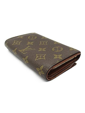 Louis Vuitton Trésor Brown Canvas Wallet (view 2)