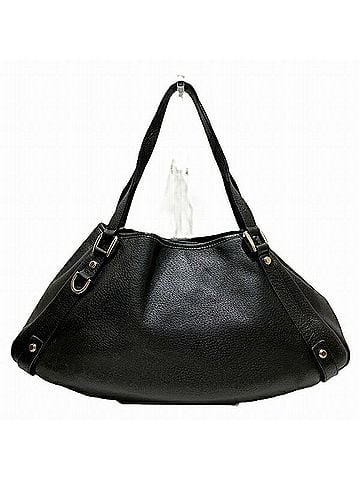 Gucci Abbey Black Leather Tote Bag (view 1)