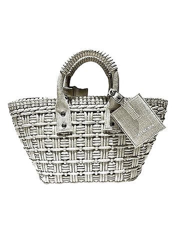Balenciaga Grey Vinyl Shopper Bag (view 1)