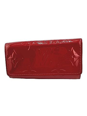 Louis Vuitton Key Case Red Patent Leather Wallet (view 1)