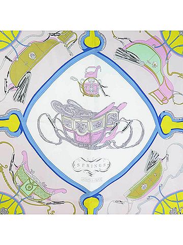 Hermès Carré 90 Multicolour Silk Scarf (view 2)