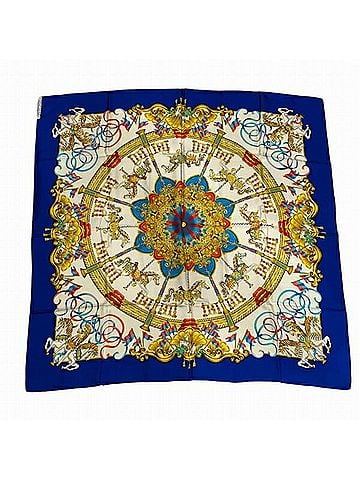 Hermès Carré 90 Multicolour Silk Scarf (view 2)