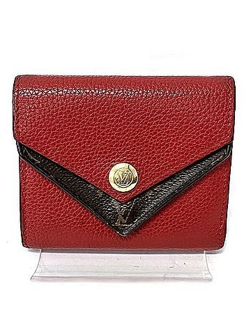 Louis Vuitton Double V Red Canvas Wallet (view 1)
