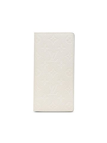 Louis Vuitton Brazza White Leather Wallet (view 1)