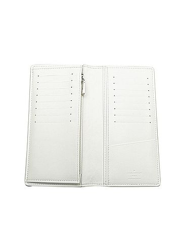 Louis Vuitton Brazza White Leather Wallet (view 2)