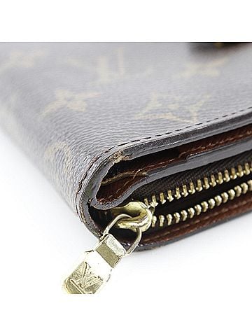 Louis Vuitton Compact Zip Brown Canvas Wallet (view 2)