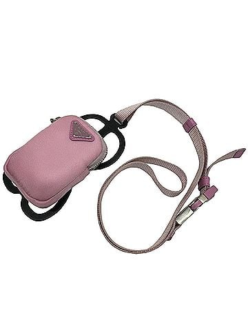 Prada Pink Synthetic Clutch Bag (view 1)