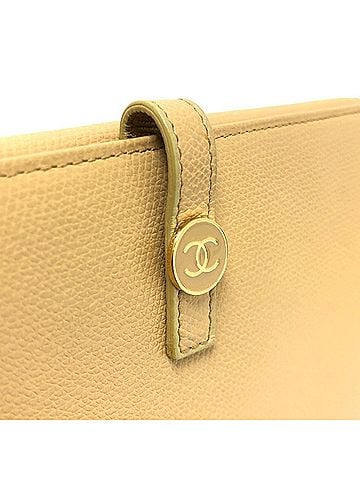 Chanel Beige Leather Wallet (view 2)