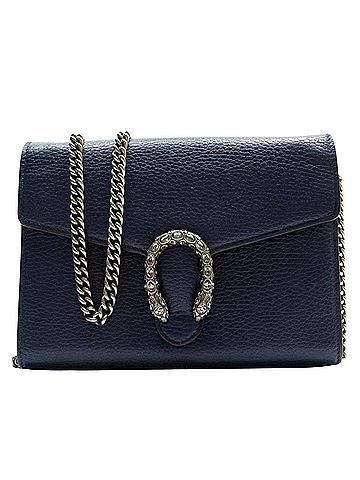 Gucci Dionysus Navy Leather Wallet (view 1)