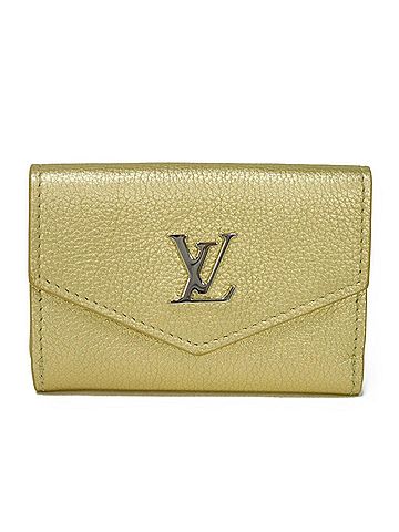 Louis Vuitton Lockmini Gold Leather Wallet (view 1)