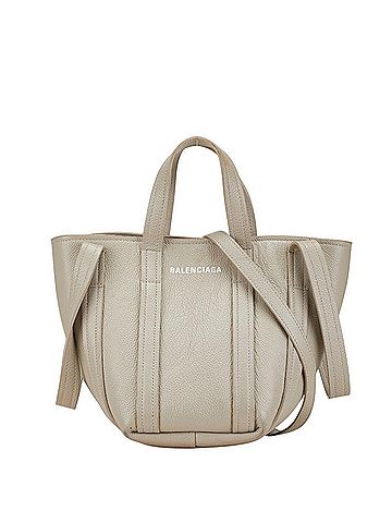 Balenciaga Everyday Beige Leather Shoulder Bag (view 1)