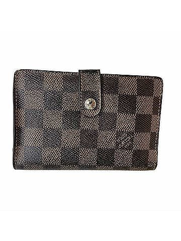 Louis Vuitton Kisslock Brown Canvas Wallet (view 1)