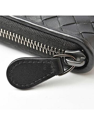 Bottega Veneta Black Leather Wallet (view 2)