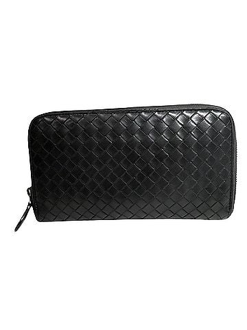 Bottega Veneta Black Leather Wallet (view 1)