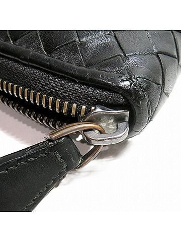 Bottega Veneta Black Leather Wallet (view 2)