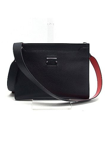 Christian Louboutin Black Leather Shoulder Bag (view 1)