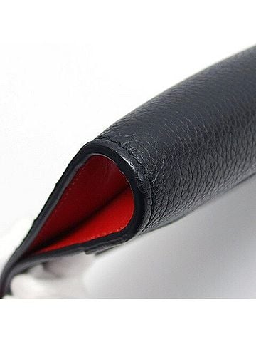 Christian Louboutin Black Leather Shoulder Bag (view 2)