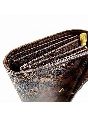 Louis Vuitton Alexandra Brown Canvas Wallet (view 2)