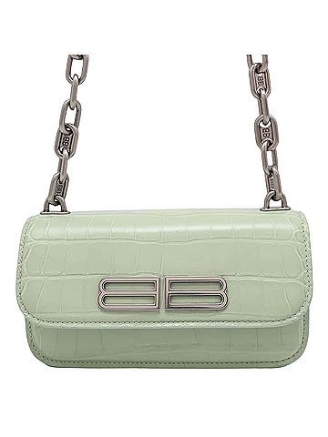 Balenciaga Green Exotic Leathers Shopper Bag (view 1)