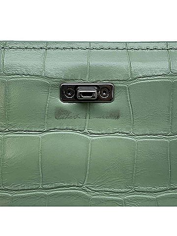 Balenciaga Green Exotic Leathers Shopper Bag (view 2)
