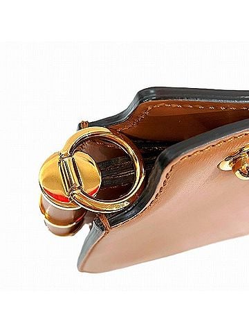 Fendi Camel Leather Clutch Bag (view 2)