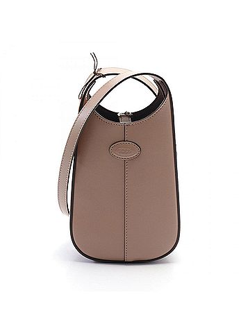 Tod's Brown Leather Shopper Bag (view 1)