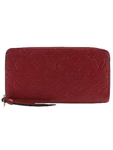 Louis Vuitton Zippy Wallet Red Leather Wallet (view 1)