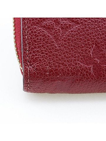 Louis Vuitton Zippy Wallet Red Leather Wallet (view 2)