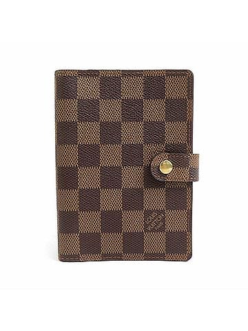 Louis Vuitton Agenda Cover Brown Canvas Wallet (view 1)
