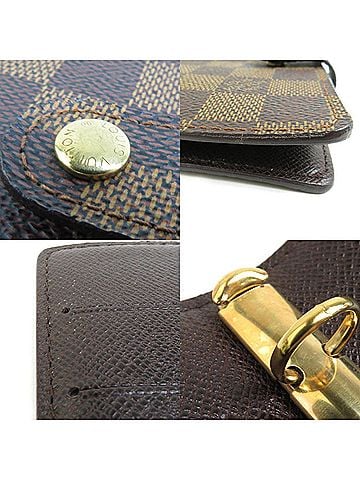 Louis Vuitton Agenda Cover Brown Canvas Wallet (view 2)