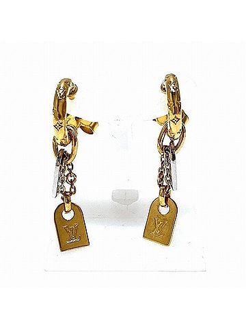 Louis Vuitton Gold Ceramic Earring Jewelry (view 1)