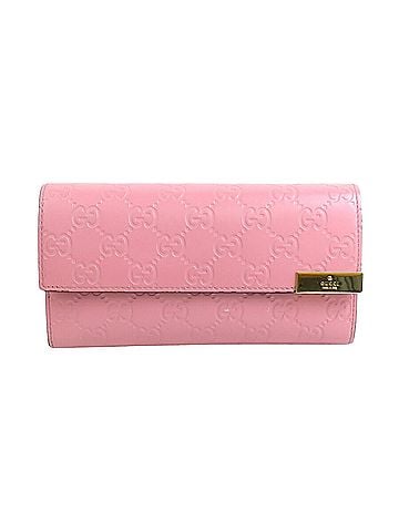 Gucci ssima Pink Leather Wallet (view 1)