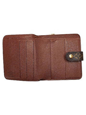 Louis Vuitton Compact Zip Brown Canvas Wallet (view 2)