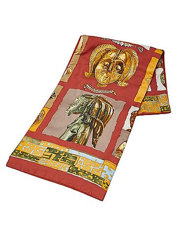 Hermès Multicolour Silk Shawl (view 1)