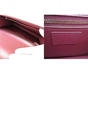 Dior Pink Leather Shopper Bag (view 2)
