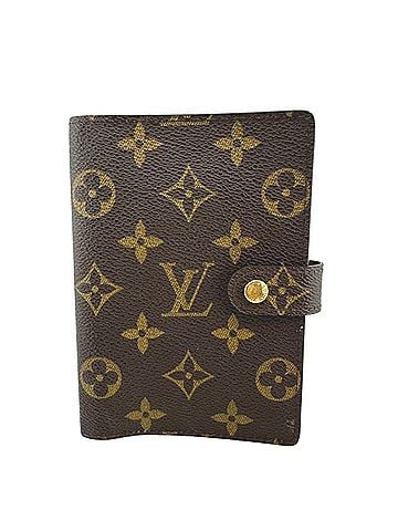 Louis Vuitton Agenda Cover Brown Canvas Wallet (view 1)