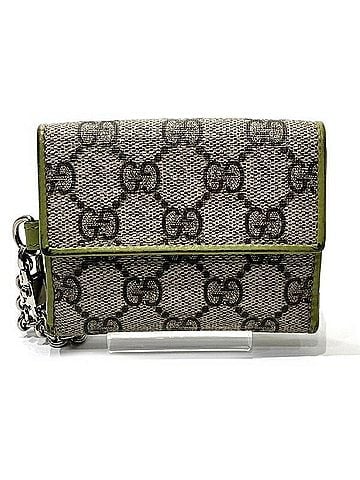 Gucci Shima Line Beige Canvas Wallet (view 1)