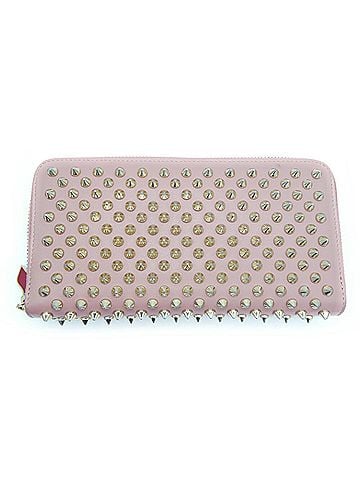 Christian Louboutin Panettone Pink Leather Wallet (view 1)