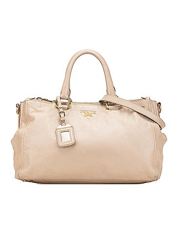 Prada Soft Calf Double Zip Satchel (view 1)
