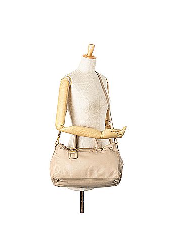 Prada Soft Calf Double Zip Satchel (view 2)