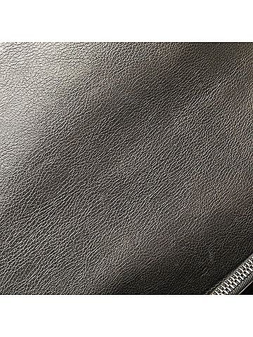 Saint Laurent Medium Monogram Chevron Sheepskin College Satchel (view 2)