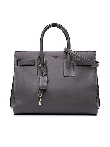 Saint Laurent Small Leather Sac De Jour Satchel (view 1)