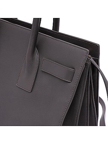 Saint Laurent Small Leather Sac De Jour Satchel (view 2)