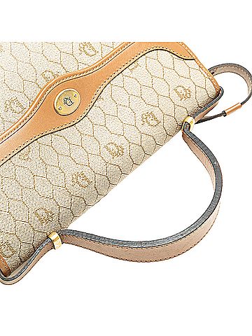 Dior Honeycomb Coated Canvas Satchel (view 2)