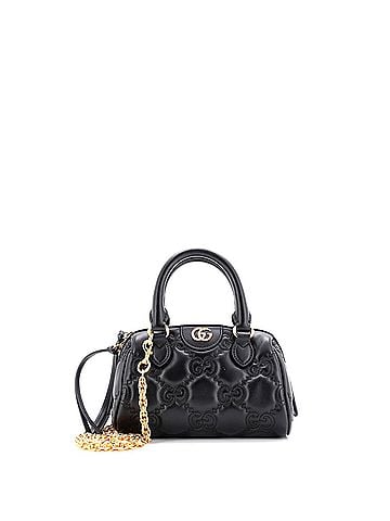 Gucci Ophidia Convertible Boston Top Handle Bag GG Matelasse Leather Mini (view 1)