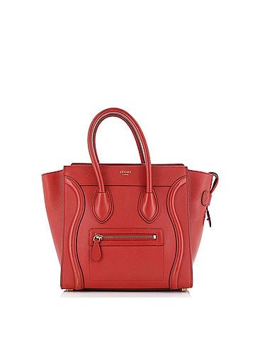 Céline Luggage Bag Grainy Leather Micro (view 1)