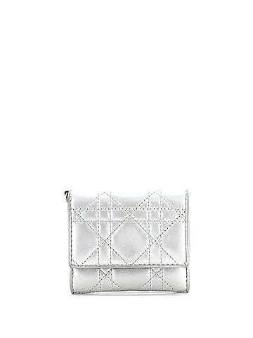 Christian Dior Lady Dior Lotus Wallet Cannage Quilt Lambskin Compact (view 1)