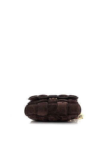 Bottega Veneta Cassette Chain Crossbody Bag Padded Maxi Intrecciato Suede (view 2)